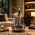 Ballerina tabletop waterfall Bluetooth speaker fountain main view