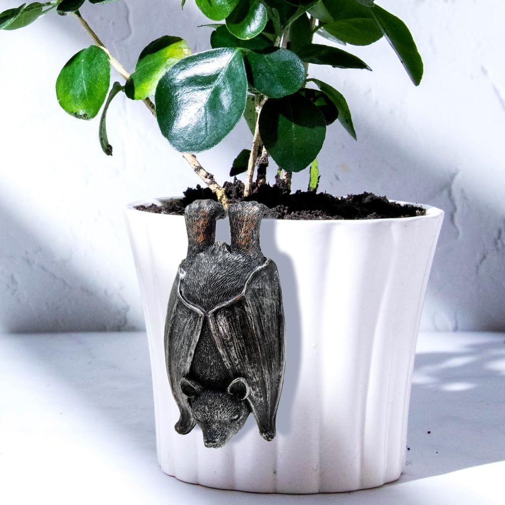 Bat planter edge decoration for plant lovers