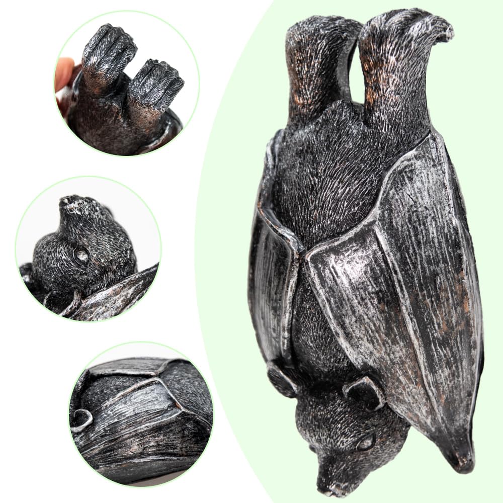 Gothic bat pot hanger for Halloween porch decor