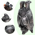Gothic bat pot hanger for Halloween porch decor