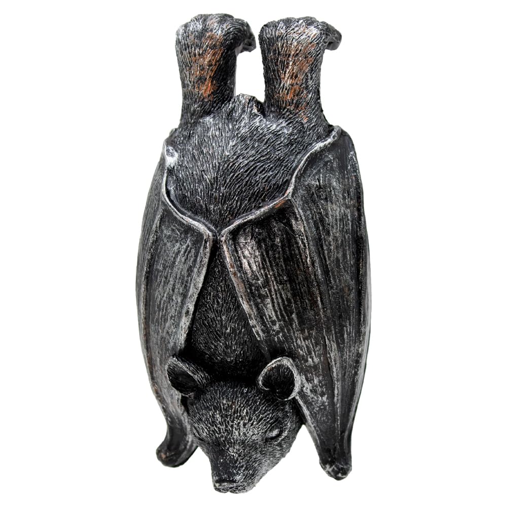 Resin bat garden decoration for planters and shelves