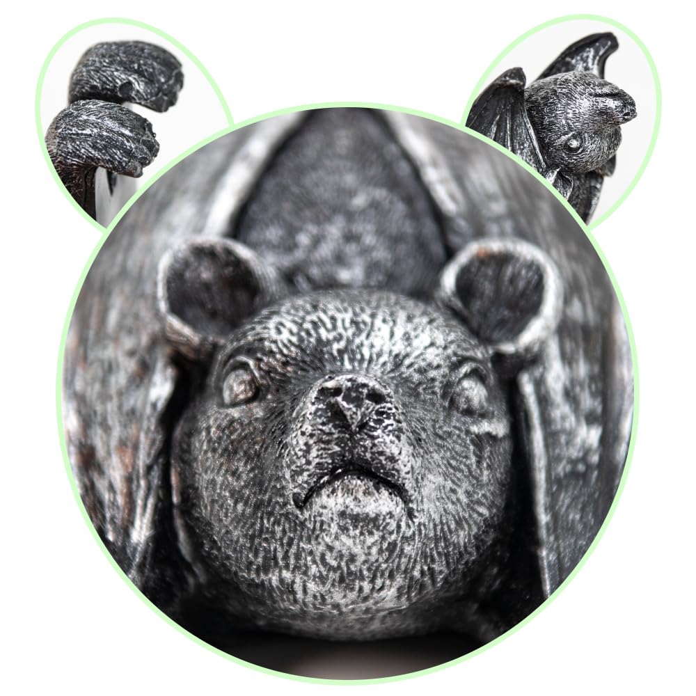 Halloween bat decorative sculpture for garden pots