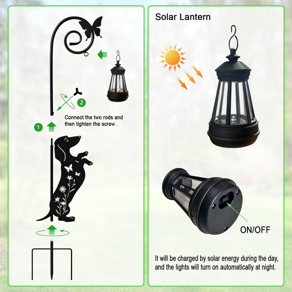 🌟Limited-time offer - 50% off🌟Dachshund Solar Lights Garden Stakes