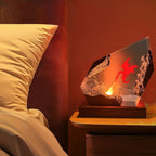 Epoxy Fire Dragon Resin Lamp