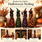 Enchanted witch tabletop figurine multi angle product view