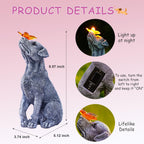 The Enchanted “Solar Pup & Butterfly” Garden Sculpture🐶