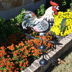 Westcharm 48 in. Crowing Metal Rooster Weathervane