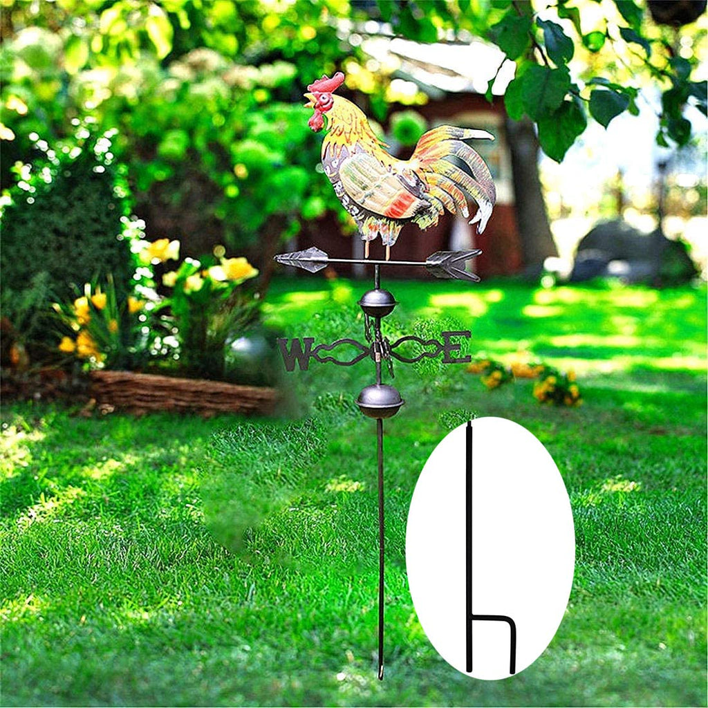 Westcharm 48 in. Crowing Metal Rooster Weathervane