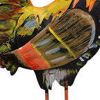 Westcharm 48 in. Crowing Metal Rooster Weathervane