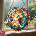 Divine Light: Blessed Virgin Mary Stained-Glass Suncatcher 🌅