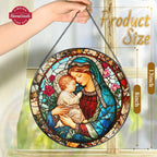 Divine Light: Blessed Virgin Mary Stained-Glass Suncatcher 🌅