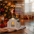 Church-shaped solar bird feeder displayed as a Christmas gift for bird lovers